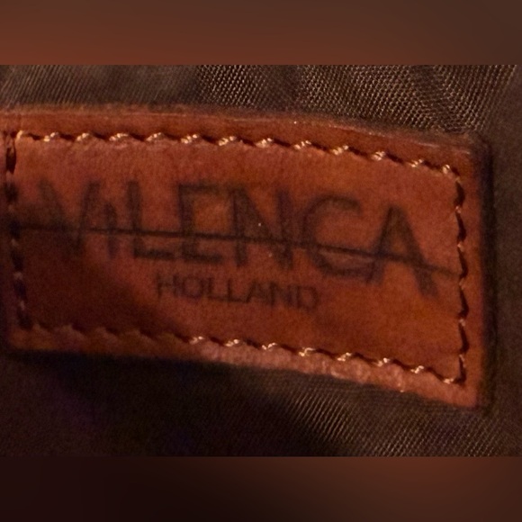 Vilenca Holland Woven Leather Crossbody Bag + Wallet Set Brown Basketweave - Picture 7 of 9